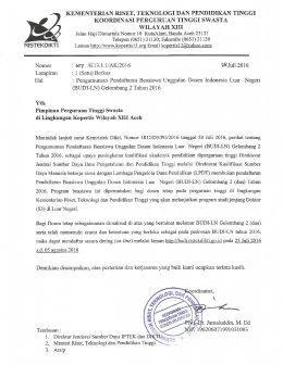 (BUDI-LN) Gelombang 2 Tahun 2016