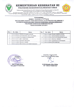 Psikotes Sarjana terapan Kebidanan