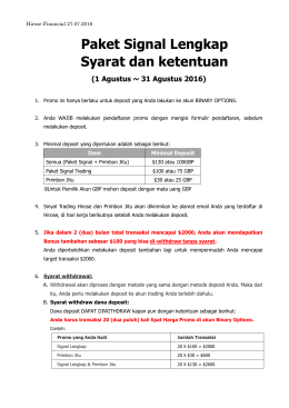 Syarat dan Ketentuan Promo Paket Signal