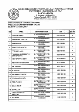 Pendidikan Bahasa Indonesia (S2 dan S3)