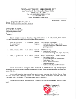 Undangan Peringatan HUT RI ke