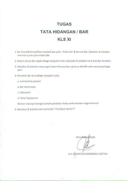 TUGAS TATA HIDANGAN XI AP1-8