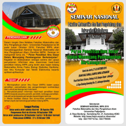 Page 1 Dalam rangka Dies Natalies Fakultas Matematika dan Ilmu
