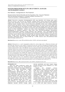 sintesis prekursor senyawa beauvericin, asam (2r