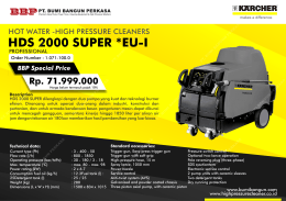HDS 2000 SUPER *EU-I