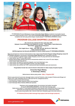 Informasi Brosur - Universitas Negeri Malang