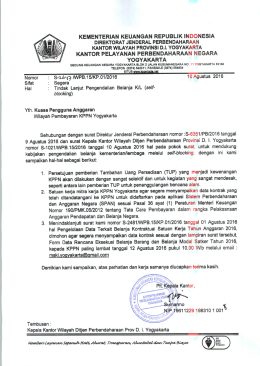 Page 1 KEMENTERIAN KEUANGAN REPUBLIK INDONESIA