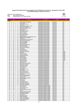 Klik disini - ECC UGM - Universitas Gadjah Mada