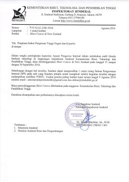 - Inspektorat Jenderal