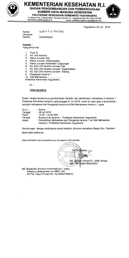 - POLITEKNIK KESEHATAN YOGYAKARTA
