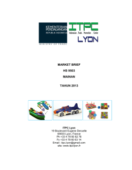 market brief hs 9503 mainan tahun 2013