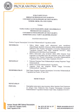disini - Pascasarjana UMY