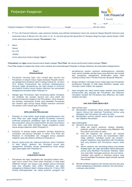 RF03 Form Perjanjian Keagenan RFS Agen