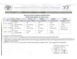REVISI JADWAL REMIDI KNOWLEDGE SEMESTER