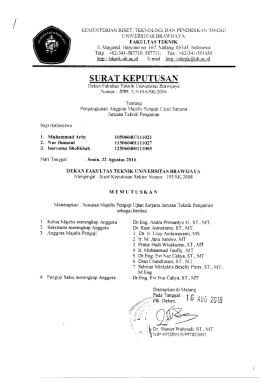 Page 1 htt SURAT KEPUTUSAN KEMENTERIAN RISET, TEKN