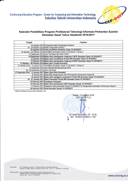 3. Kalender Pendidikan Program TIPS