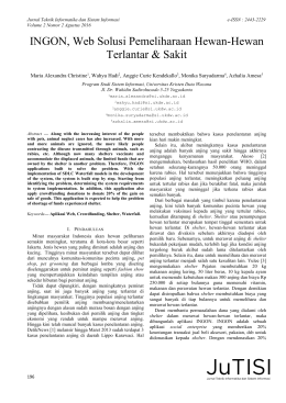 this PDF file - JuTISI (Jurnal Teknik Informatika dan