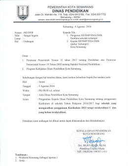 - Dinas Pendidikan Kota Semarang