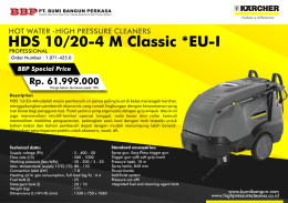 HDS 10/20-4 M Classic *EU-I