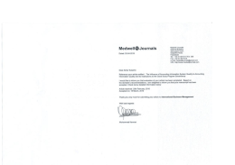 Azhar Susanto - Penelitian - The Influence of Information