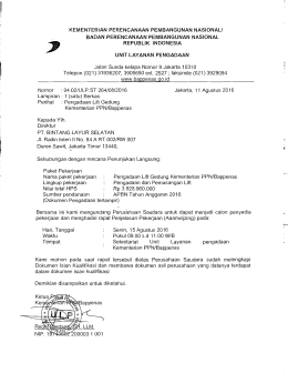 Undangan PT Bintang Layur