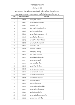 รายชื่อผู้มีสิทธิสอบ