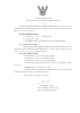 Page 1 ประกาศโรงเรียนวัดนวลนรดิศ เรือง รับสมัครลูกจ้างชัวคราวตำแหน่ง