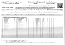 Page 1 d A|_J CT บริษัทสหการประมูลจำกัด (มหาชน) ตัวอย่างรายการ