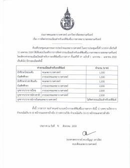 Page 1 ประกาศคณะพยาบาลศาสตร์ มหาวิทยาลัยสงขลานครินทร์ เรือง การ