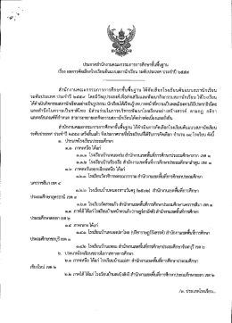 ประกาศ สพฐ. เรื่อง ผลการคัดเลือกสภานักเรียน ระดับประเทศและระดับภูมิภาค