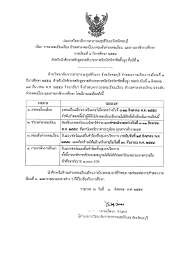 ประกาศเรื่องการลงทะเบียนเรียนฯ ปวส. ชั้นปี 2 ภาคเรียนที่ 1 ปีการศึกษา 2559