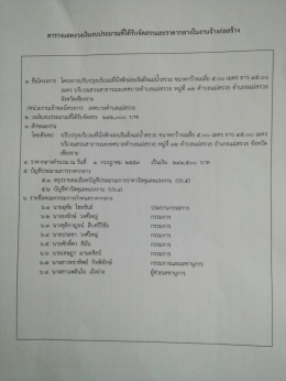 ประกาศราคากลาง หมู่ที่ 12 บ้านจอมแจ้ง ต.แม่สรวย อ.แม่สรวย จ.เชียงราย