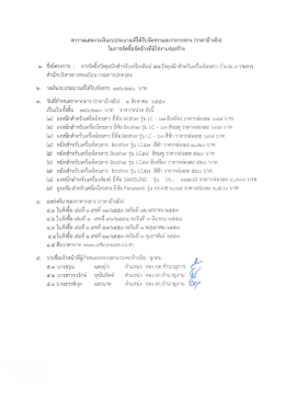 โครงการ การจัดซื้อวัสดุหมึกสำหรับเครื่องพิมพ์ และวัสดุหมึกสำหรับเครื่อง