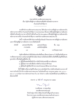 15/07/2559 ประกาศสำนักงานปลัดกระทรวงคมนาคม เรื่อง ตำแหน่งเจ้าหน้าที่