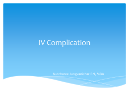 IV Complication