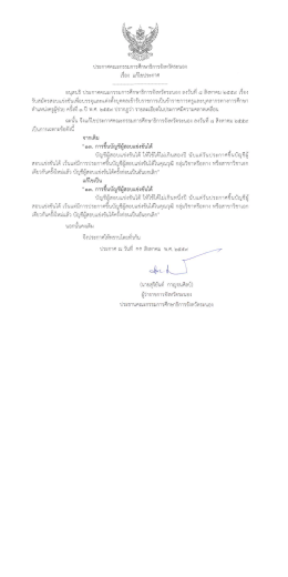 แก้ไขประกาศฯ