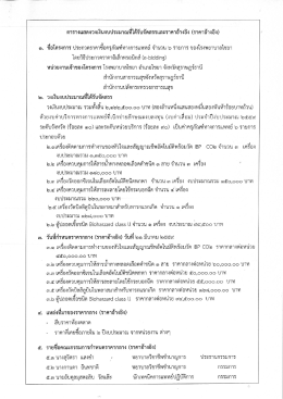 Page 1 ตารางแสดงวงเงินงบประมาณที่ได้รับจัดสรรและราคาอ้างอิง (ราคา