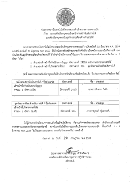 ประกาศผลการคัดเลือกพนักงานสถาบันเงินรายได้ ตำแหน่งเจ้าหน้าที่ทรัพย์สิน