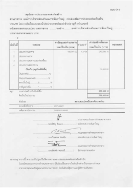 ลำดับที่ 1 เอกสารประชาสัมพันธ์