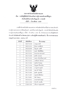 ดาว์นโหลดประกาศ [] - สำนักเทคโนโลยีสารสนเทศ
