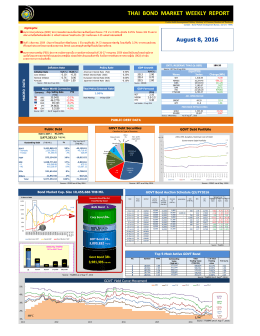 thai bond market weekly report