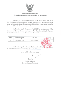 ประกาศ 1 (สอบสัมภาษณ์) - วิทยาลัยสารพัดช่างสุโขทัย