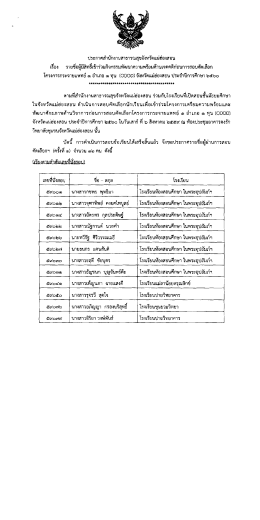 ประกาศ ODOD