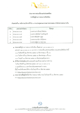 Page 1 - º ปัที่อชเที่ยว Q ºn 1779 -º ประกาศการท่องเทียวแห่งประเทศไทย