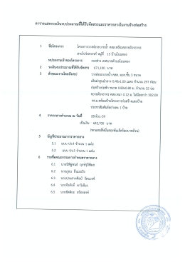 ราคากลาง - เทศบาลตำบลโนนทอง