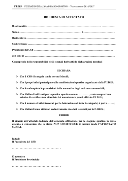 Page 1 F.I.Bi.S. - FEDERAZIONE ITALIANA BILIARDO SPORTIVO