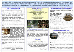 Programme-Lourdes septembre 2016