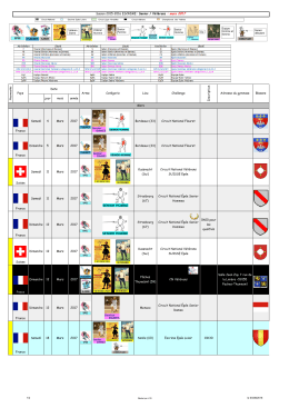 jour mois année France Samedi 4 Mars 2017 Bordeaux (33) Circuit