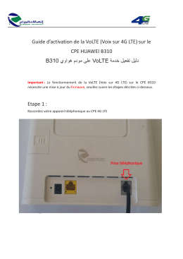 Guide CPE VoLTE.DOC