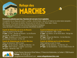 Refuge des Marches